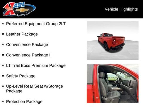 Used 2024 Chevrolet Silverado 1500 LT Trail Boss w/ LT Trail Boss Premium Package AWD/4WD image 2