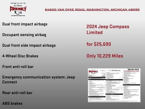 Used 2024 Jeep Compass Limited AWD/4WD image 5