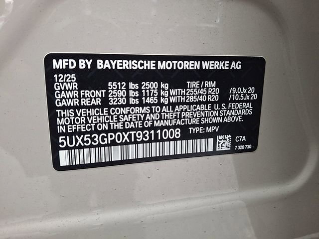 Certified 2026 BMW X3 xDrive30i w/ Premium Package AWD/4WD image 20
