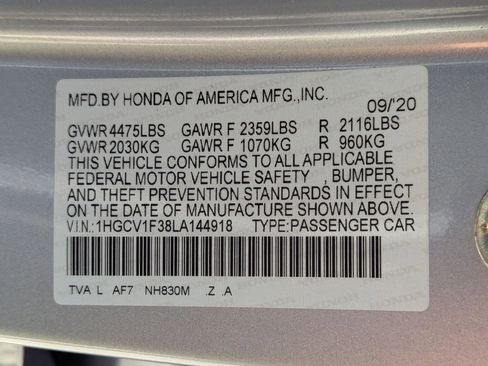 Used 2020 Honda Accord Sport image 32