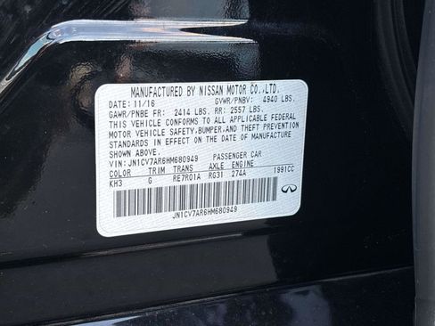 Used 2017 INFINITI Q50 Premium w/ 2.0T Premium Plus Package image 30