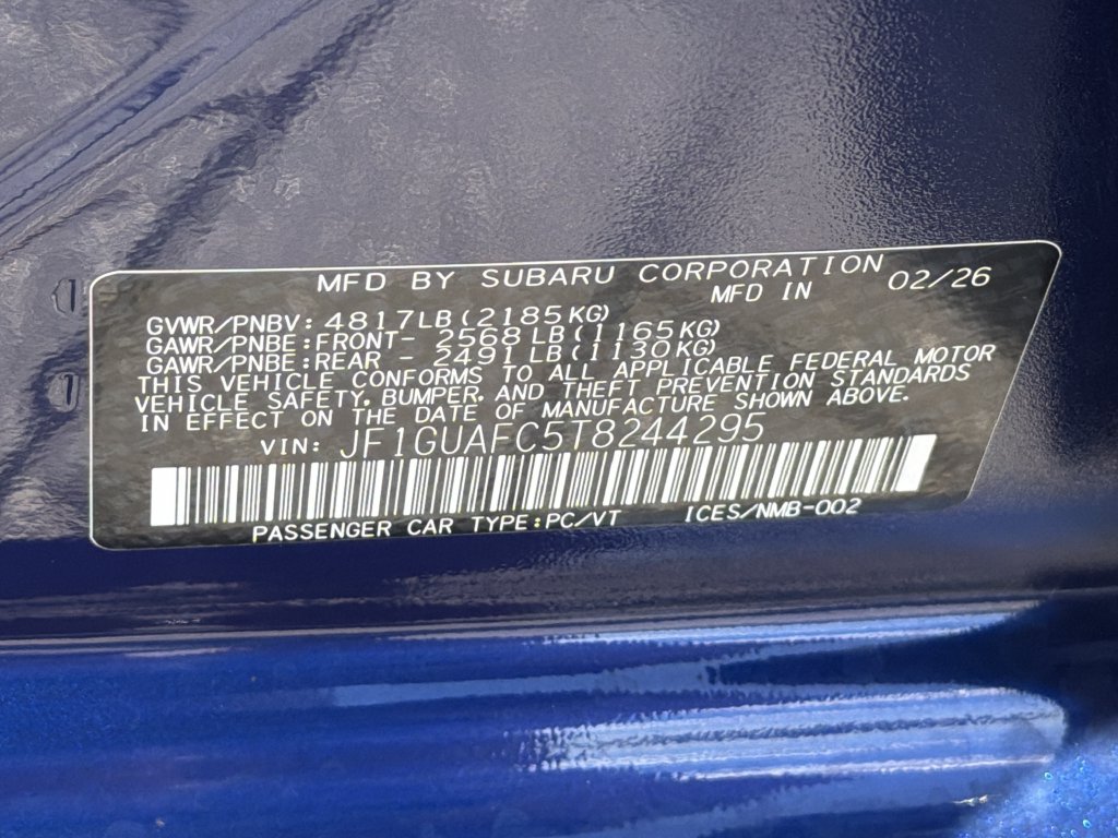Certified 2026 Subaru Impreza 2.0i Sport AWD/4WD image 35