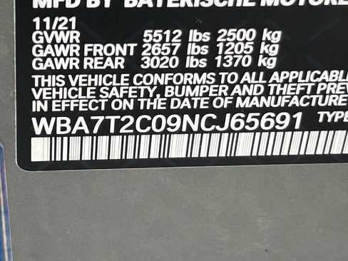 Used 2022 BMW 740i w/ M Sport Package RWD image 44