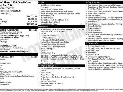 Used 2023 GMC Sierra 1500 Denali w/ Denali Reserve Package AWD/4WD image 2