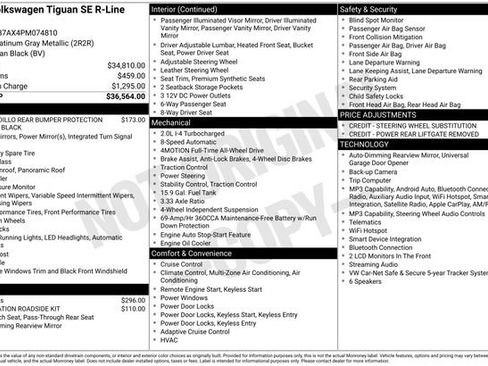 Certified 2023 Volkswagen Tiguan SE R-Line image 8