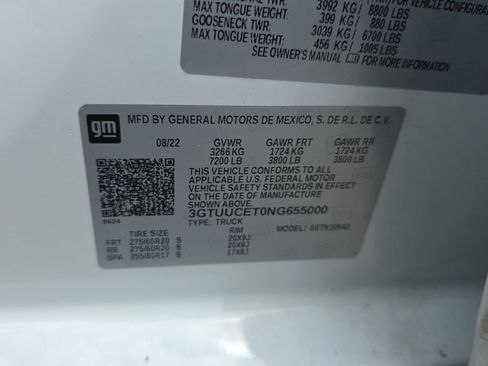 Used 2022 GMC Sierra 1500 Elevation w/ X31 Off-Road Package AWD/4WD image 21
