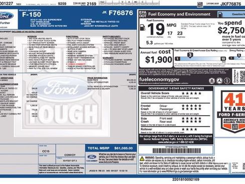 Used 2018 Ford F150 King Ranch w/ Max Trailer Tow Package image 43