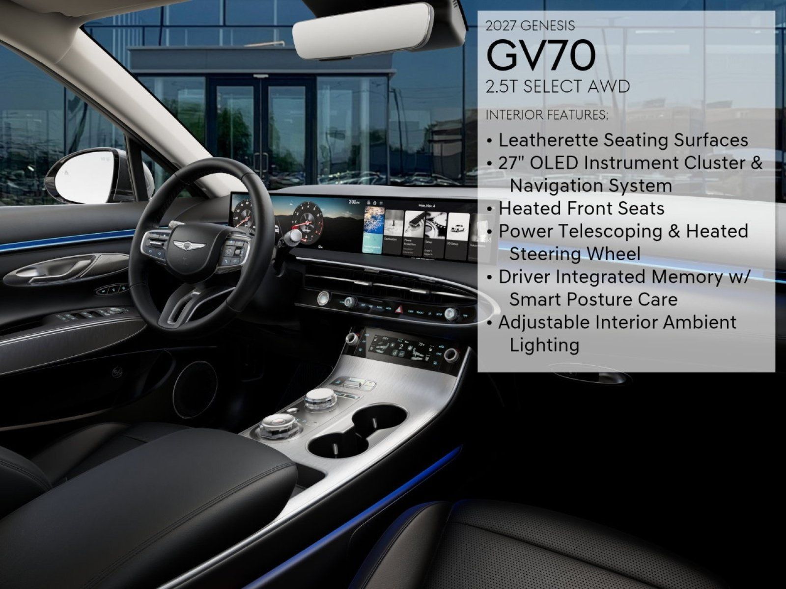 New 2027 Genesis GV70 2.5T Select AWD/4WD image 15