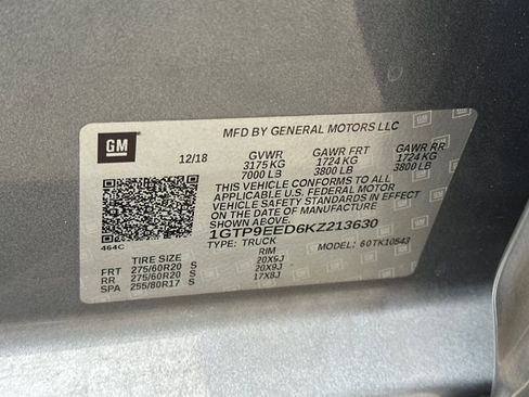 Used 2019 GMC Sierra 1500 AT4 w/ AT4 Premium Package image 34