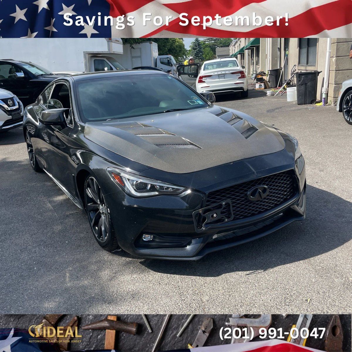 Used 2017 INFINITI Q60 3.0t w/ Premium Plus Package 3.0T AWD/4WD image 1