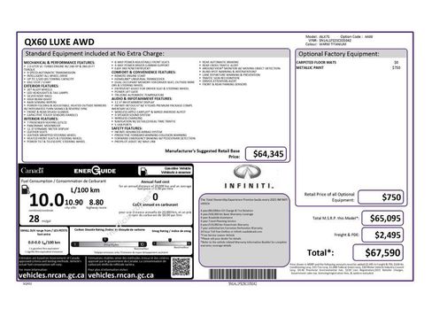 Used 2025 INFINITI QX60 Luxe image 2