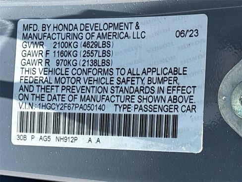 Used 2023 Honda Accord EX-L image 36