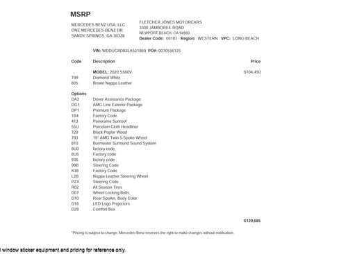 Used 2020 Mercedes-Benz S 560 Sedan image 3