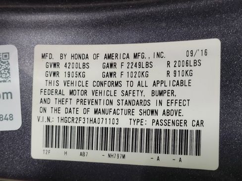 Used 2017 Honda Accord LX image 33