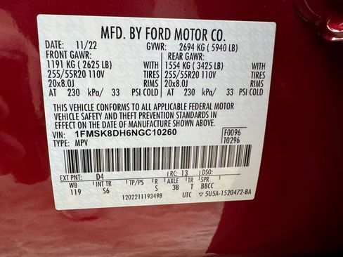 Used 2022 Ford Explorer XLT w/ Equipment Group 202A image 31