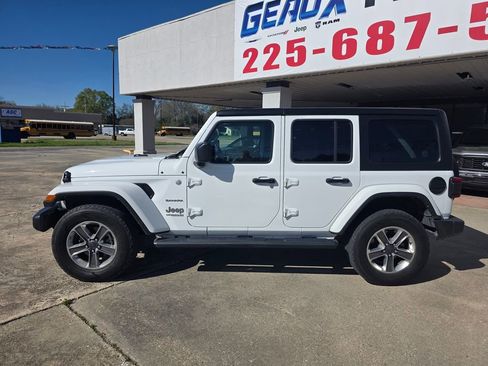 Used 2022 Jeep Wrangler Unlimited Sahara w/ LED Lighting Group image 2