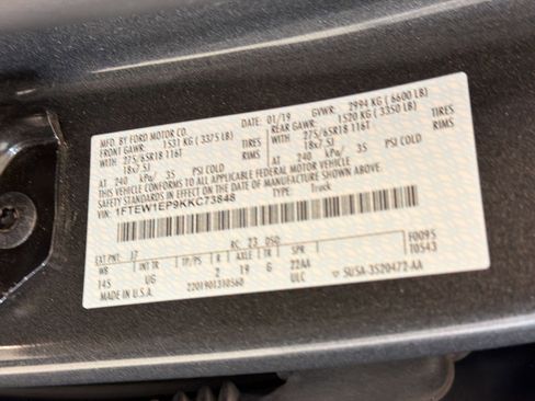 Used 2019 Ford F150 XLT w/ Equipment Group 302A Luxury image 18