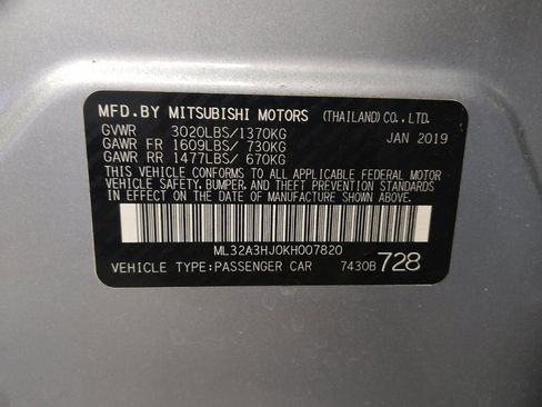 Used 2019 Mitsubishi Mirage ES FWD image 33