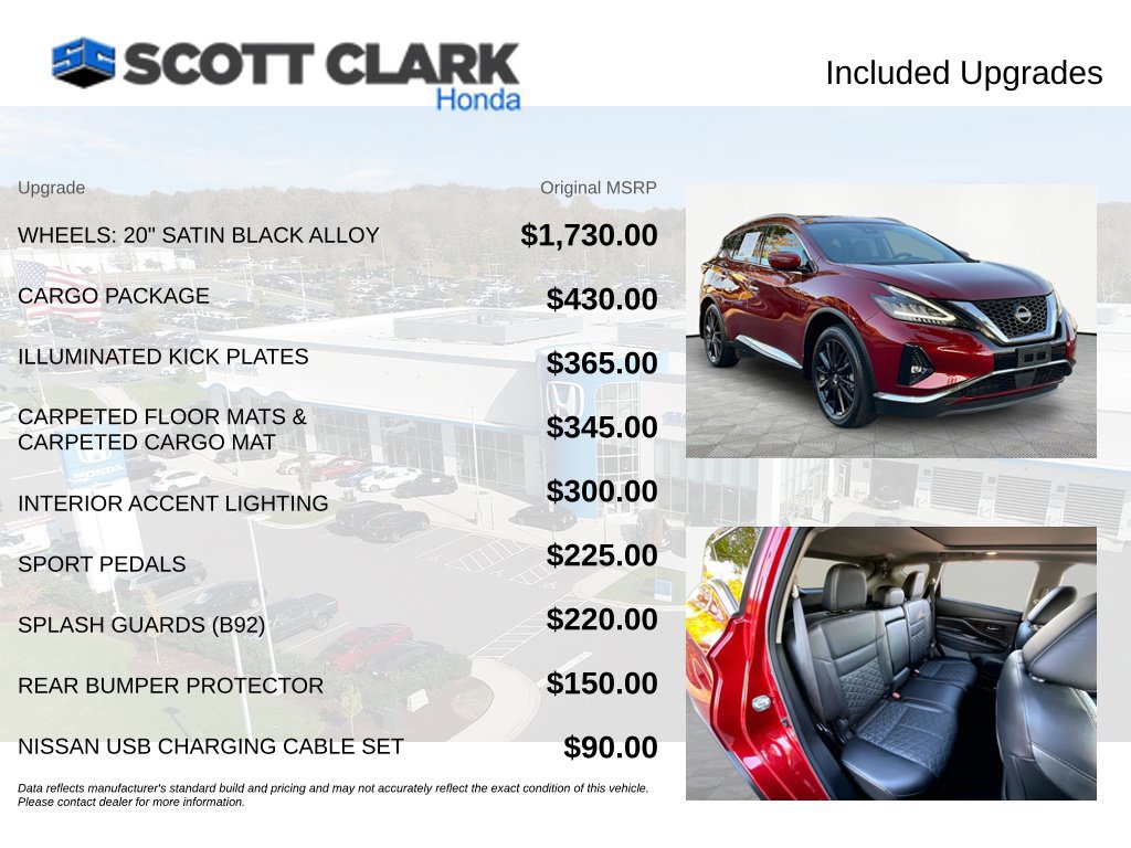 Used 2023 Nissan Murano Platinum w/ Cargo Package AWD/4WD image 8