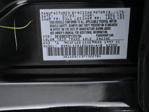 Certified 2023 Nissan Sentra SV w/ All-Weather Package image 33