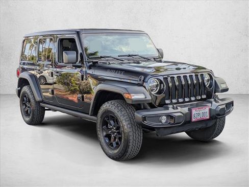Used 2021 Jeep Wrangler Unlimited Willys image 3
