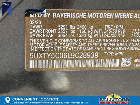Used 2020 BMW X3 xDrive30i w/ Convenience Package AWD/4WD image 36