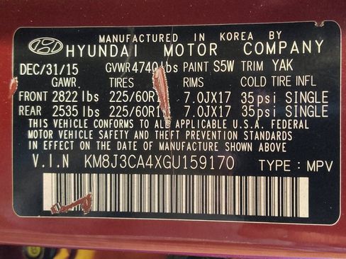 Used 2016 Hyundai Tucson SE w/ Option Group 02 AWD/4WD image 33