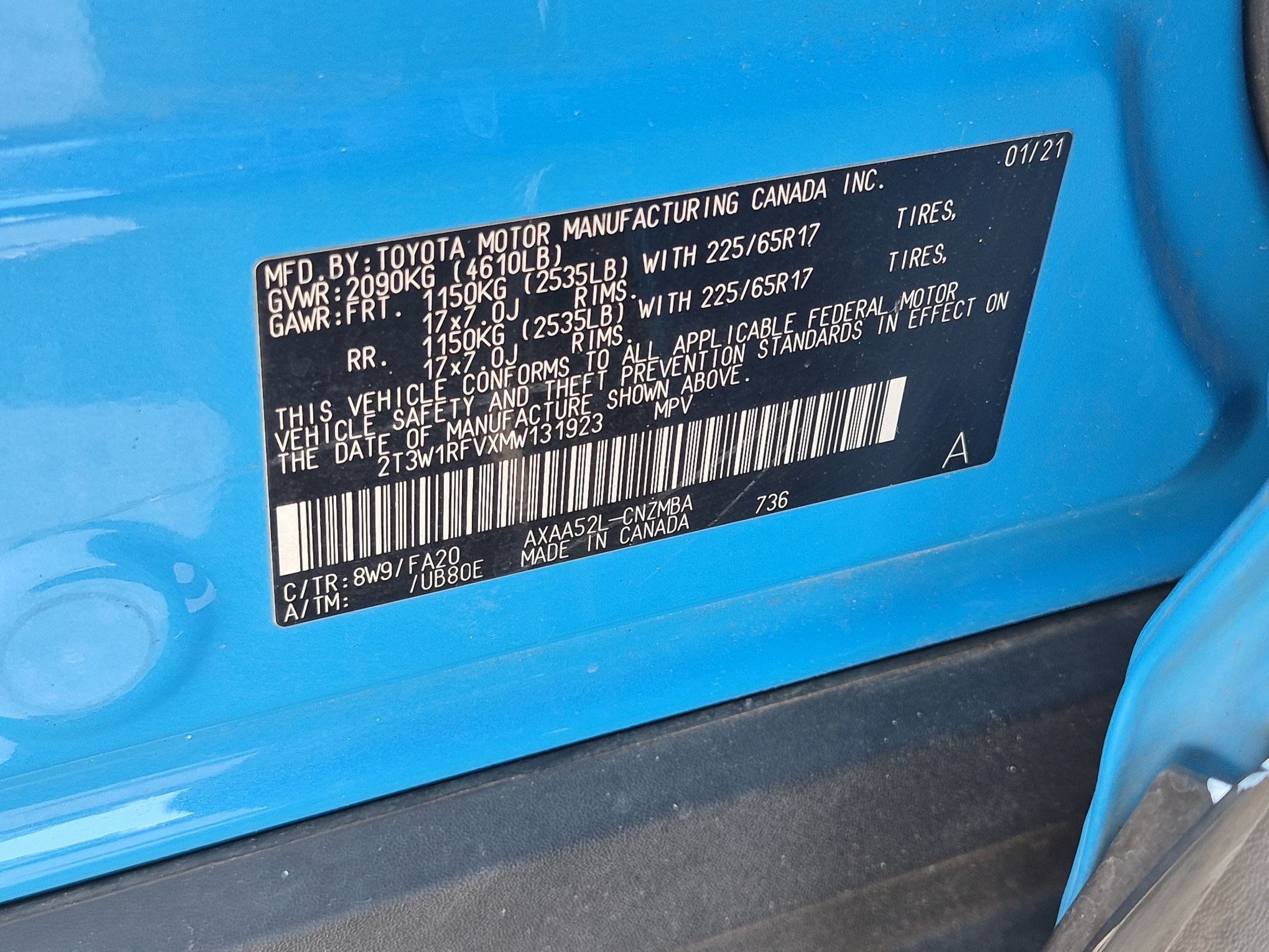 Used 2021 Toyota RAV4 XLE FWD image 24