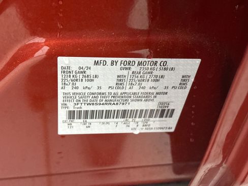 Used 2024 Ford Maverick Lariat AWD/4WD image 11