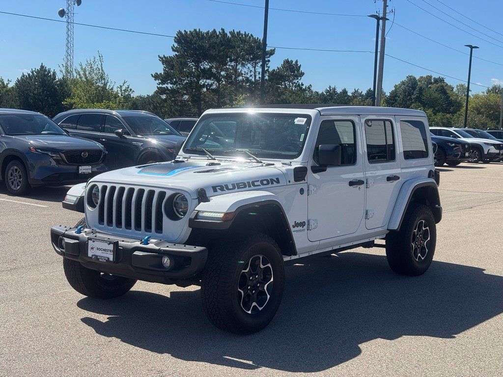 Used 2021 Jeep Wrangler Unlimited Rubicon 4xe w/ Steel Bumper Group AWD/4WD image 30