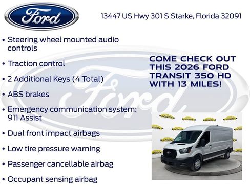 New 2026 Ford Transit 350 148 Medium Roof RWD image 20