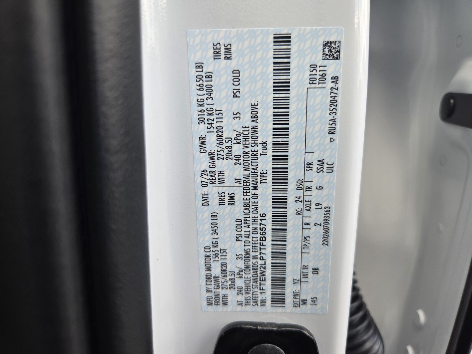 Used 2026 Ford F150 STX w/ Equipment Group 200A AWD/4WD image 19