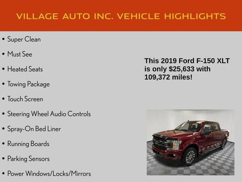 Used 2019 Ford F150 XLT w/ Equipment Group 302A Luxury image 7