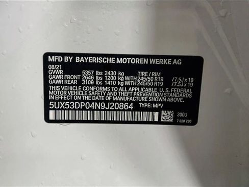 Used 2022 BMW X3 xDrive30i w/ Premium Package AWD/4WD image 33