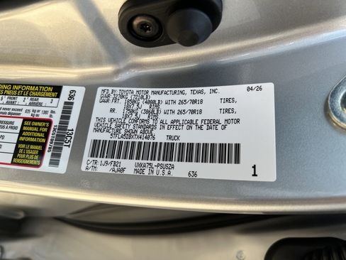 New 2026 Toyota Tundra SR5 AWD/4WD image 14
