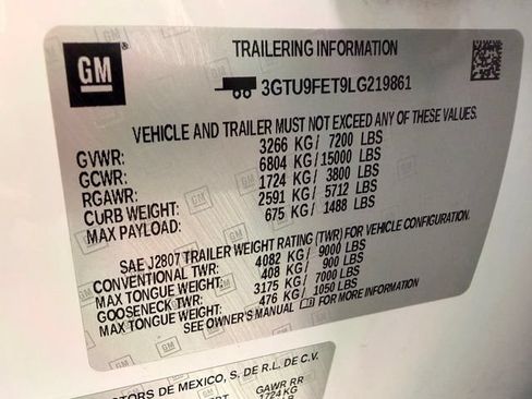 Used 2020 GMC Sierra 1500 Denali w/ Technology Package AWD/4WD image 59