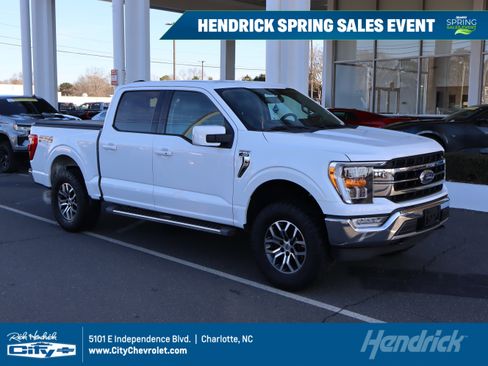 Used 2021 Ford F150 Lariat w/ Equipment Group 501A Mid image 1