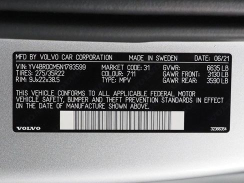 Used 2022 Volvo XC90 T8 R-Design w/ Advanced Package image 69