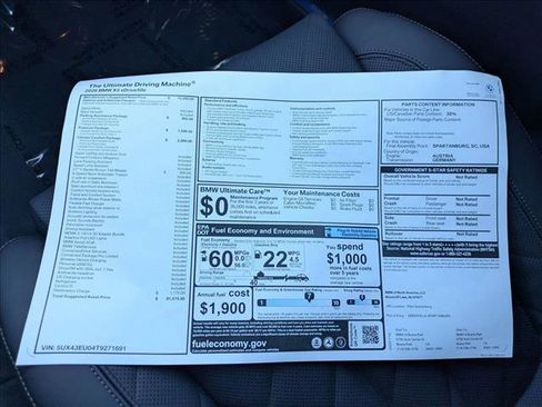 New 2026 BMW X5 xDrive50e w/ Climate Comfort Package image 18