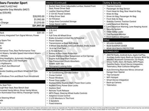 Used 2020 Subaru Forester Sport image 42