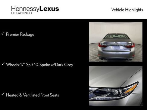 Used 2018 Lexus ES 350 w/ Premier Package FWD image 11