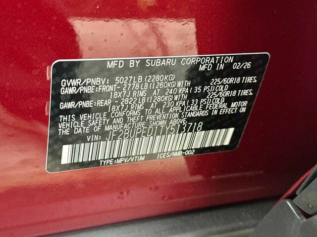New 2026 Subaru Outback Touring AWD/4WD image 37