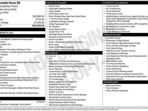 Certified 2022 Hyundai Kona SE image 5