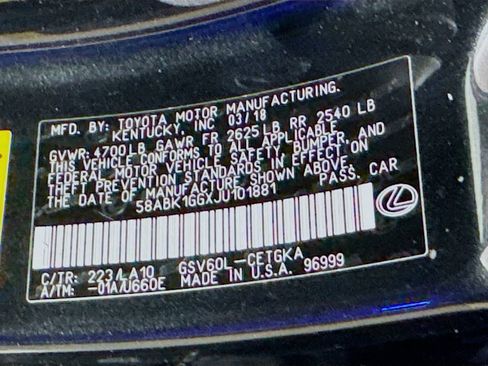 Used 2018 Lexus ES 350 w/ Accessory Package 2 image 39