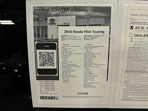 Used 2016 Honda Pilot Touring image 12