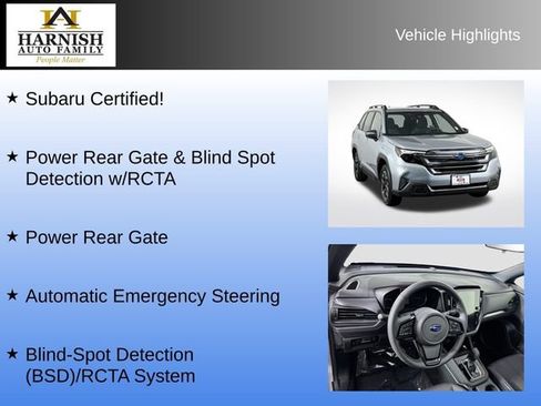 Certified 2025 Subaru Forester Premium AWD/4WD image 8