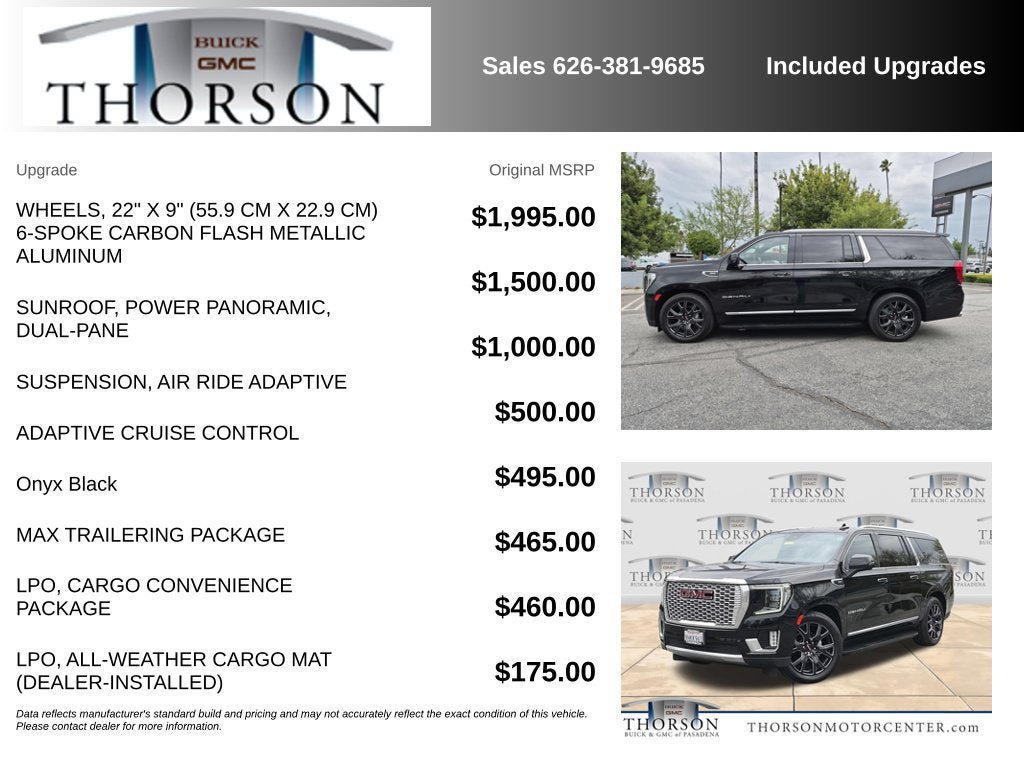 Used 2023 GMC Yukon XL Denali w/ Max Trailering Package AWD/4WD image 7