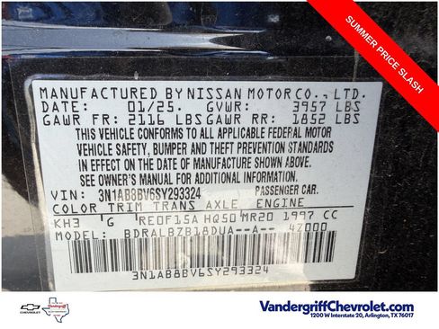 Used 2025 Nissan Sentra S FWD image 30
