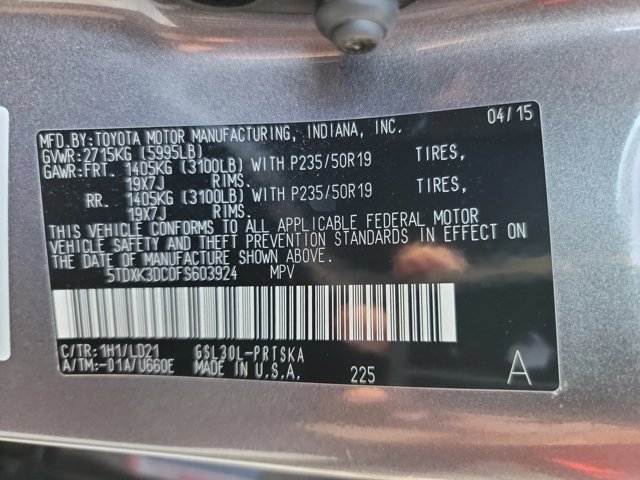 Used 2015 Toyota Sienna SE FWD image 29