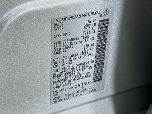 Used 2024 Nissan Pathfinder SV image 12